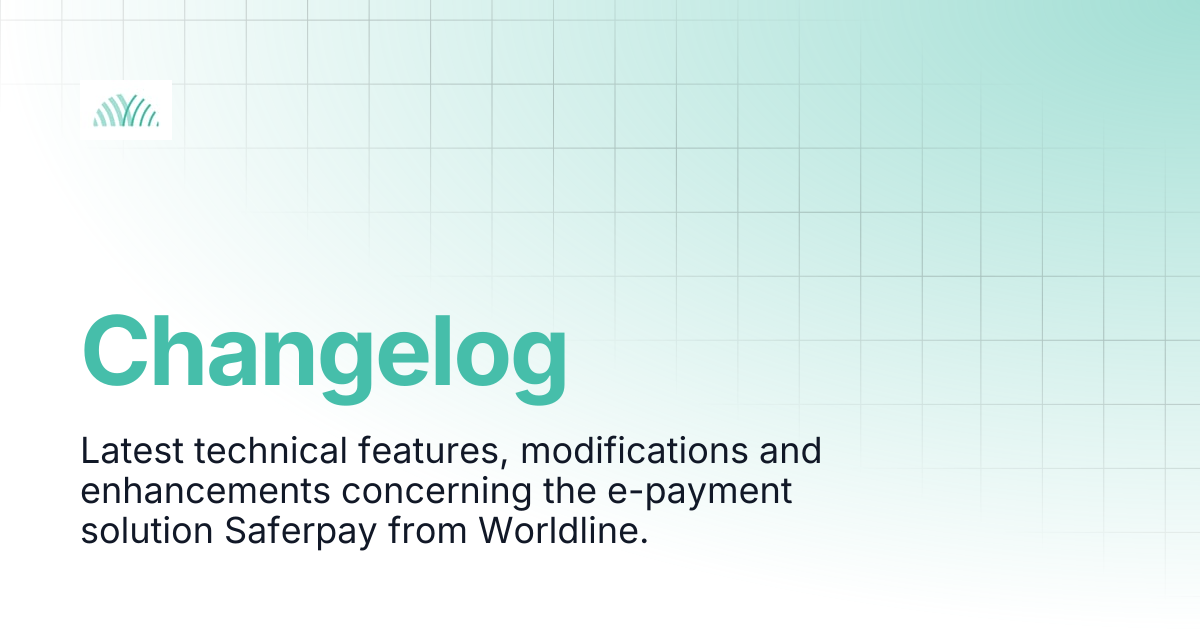 Changelog | Saferpay Documentation