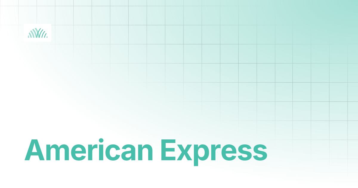 American Express | Saferpay Documentation