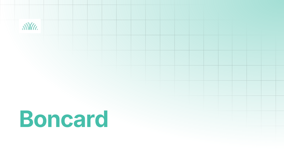 Boncard | Saferpay Documentation